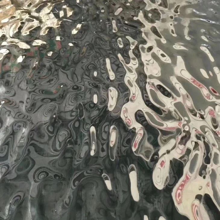 info-1-1 Water Corrugated Stainless Steel Embossed Plate
